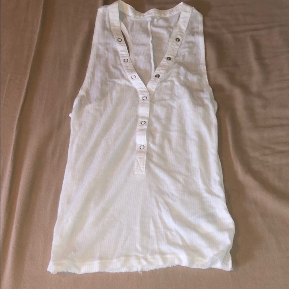 White tank top